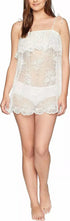 Eberjey Womens Aurora The Coquette Babydoll Ivory, Size Medium